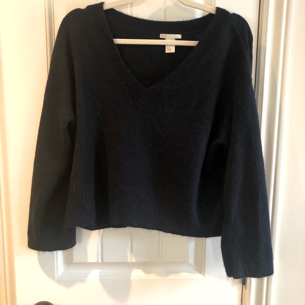 Navy sweater